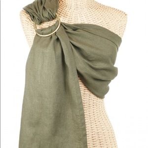 Sakura Bloom Linen Sling Ring Baby Carrier